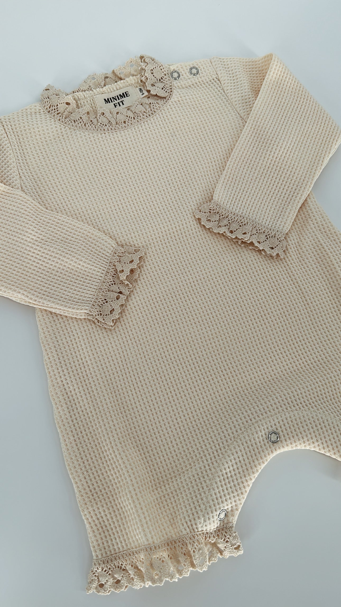 Waffle cotton jumpsuit