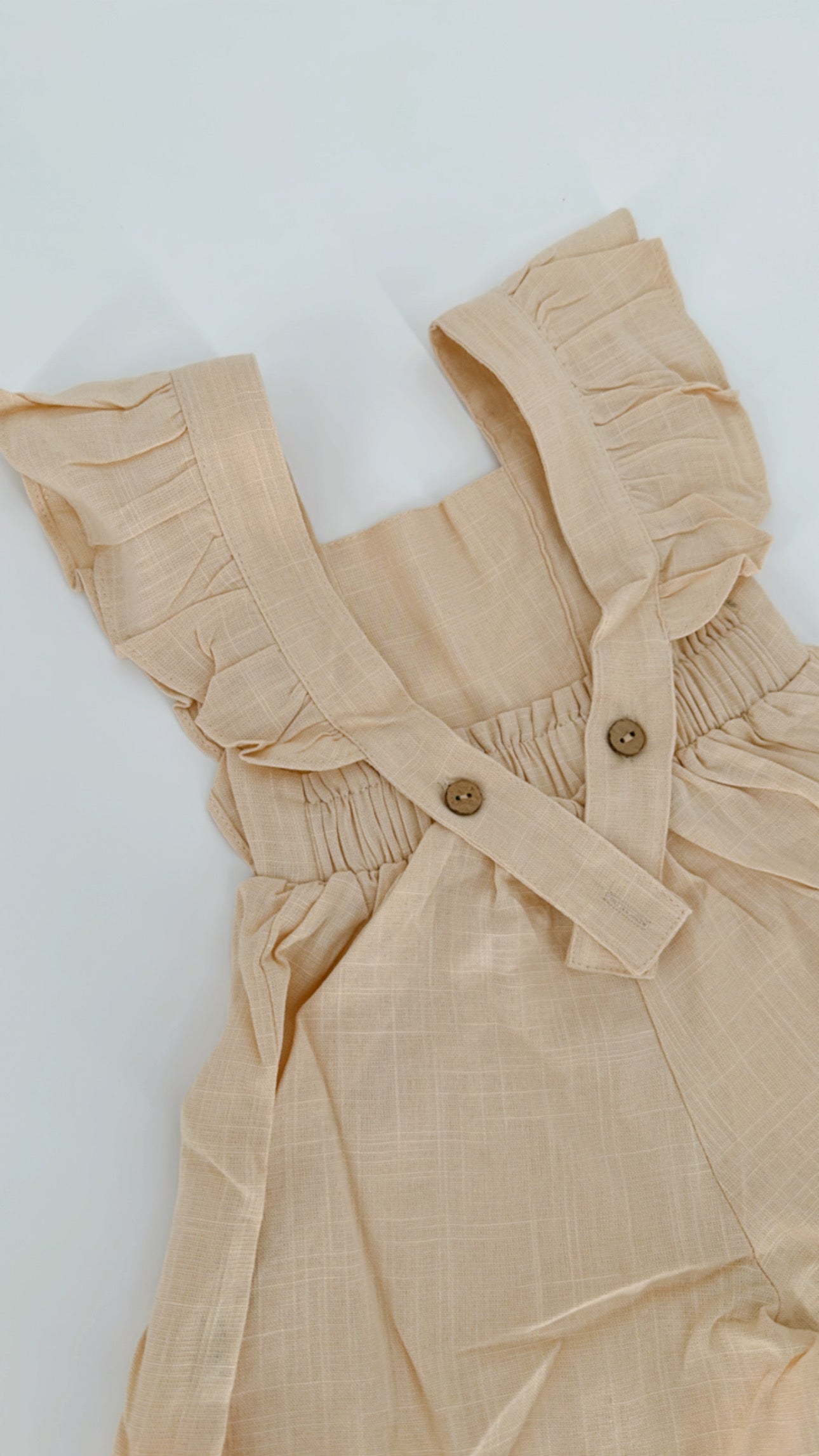 Flutter sleeve shorts romper