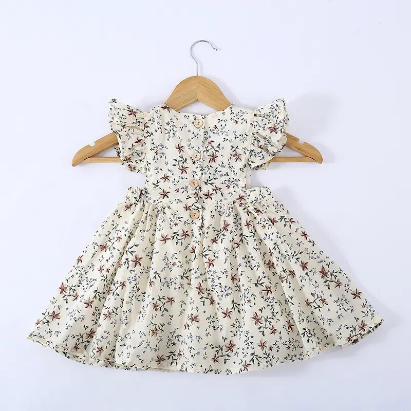 Ruffles and buttons tea party dress