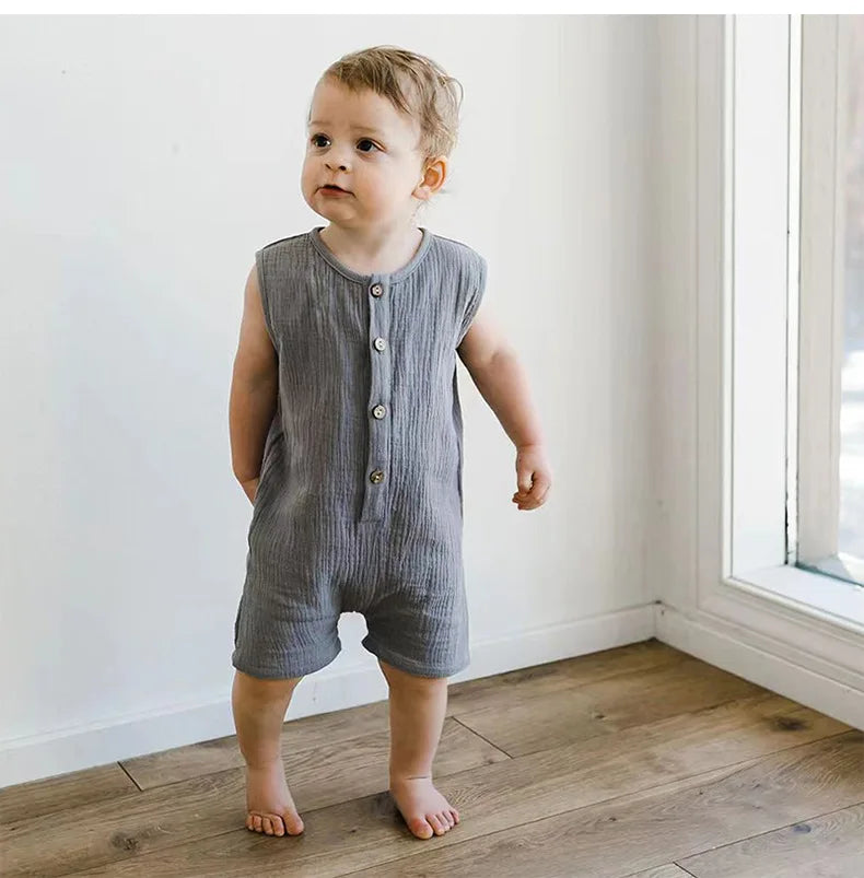 Muslin cotton jumpsuit