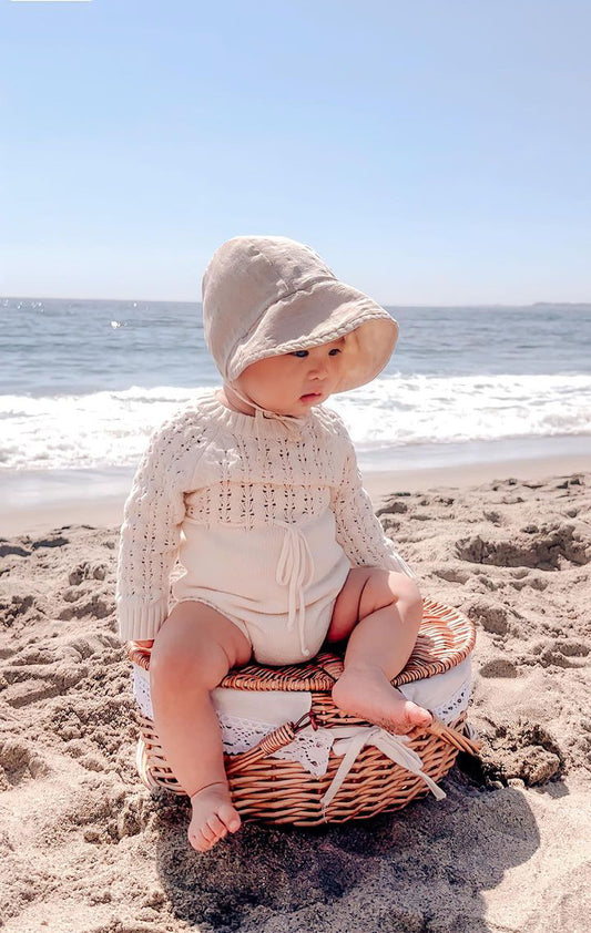 Picture perfect knit romper