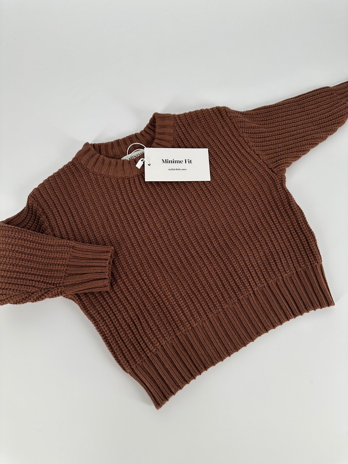 Everyday crew neck knit sweater