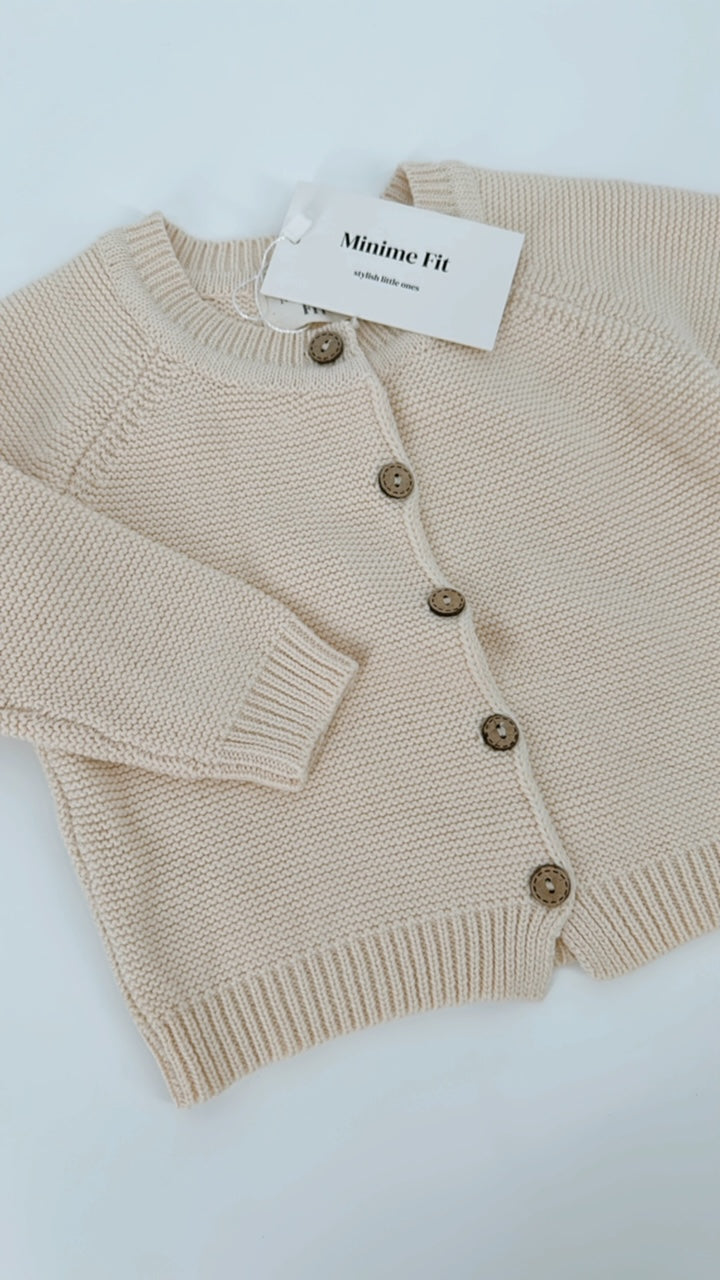 Neutrals Knit cardigan