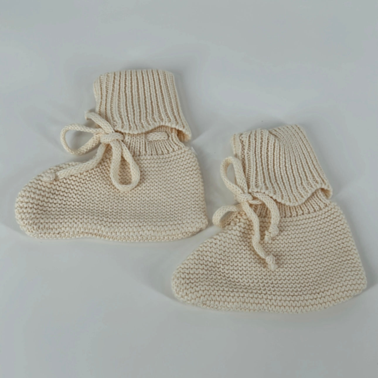 Knit booties