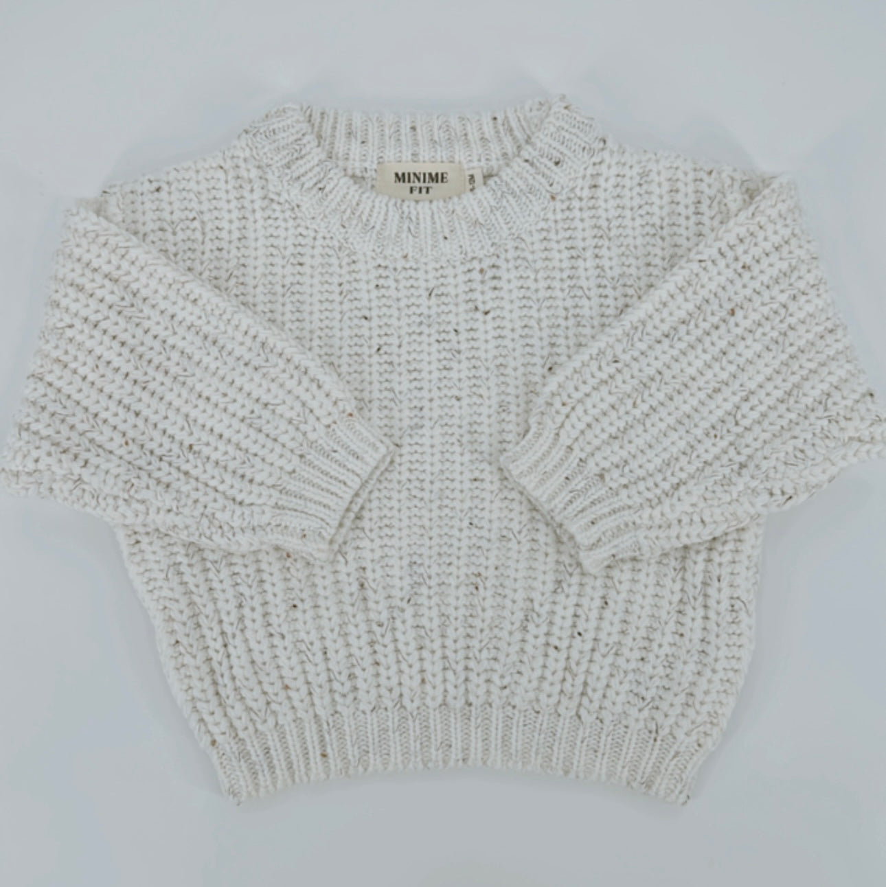 Chunky knit pullover sweater