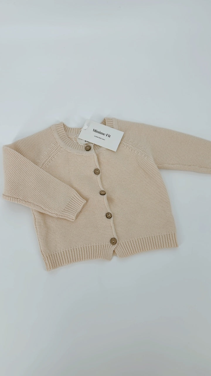 Neutrals Knit cardigan