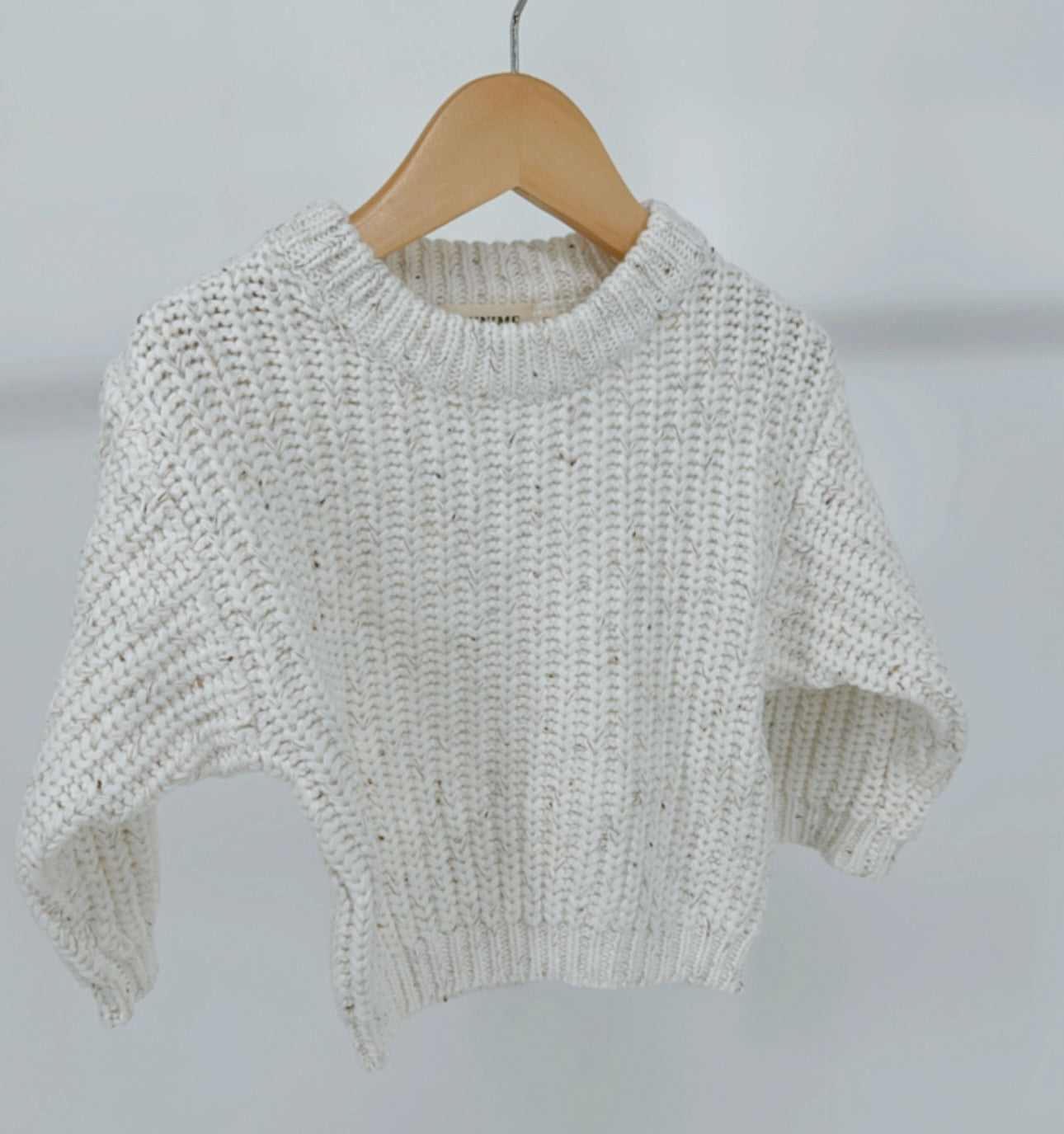 Chunky knit pullover sweater