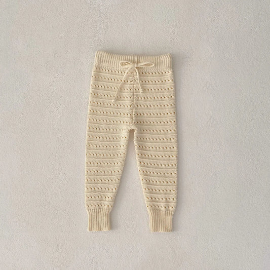 Springs in the air knit pants