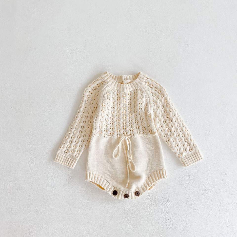 Picture perfect knit romper